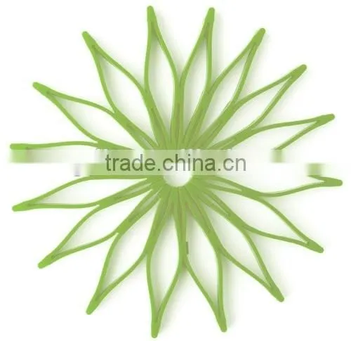 Fashionable Multi-Purpose Silicone Foldable Trivet
