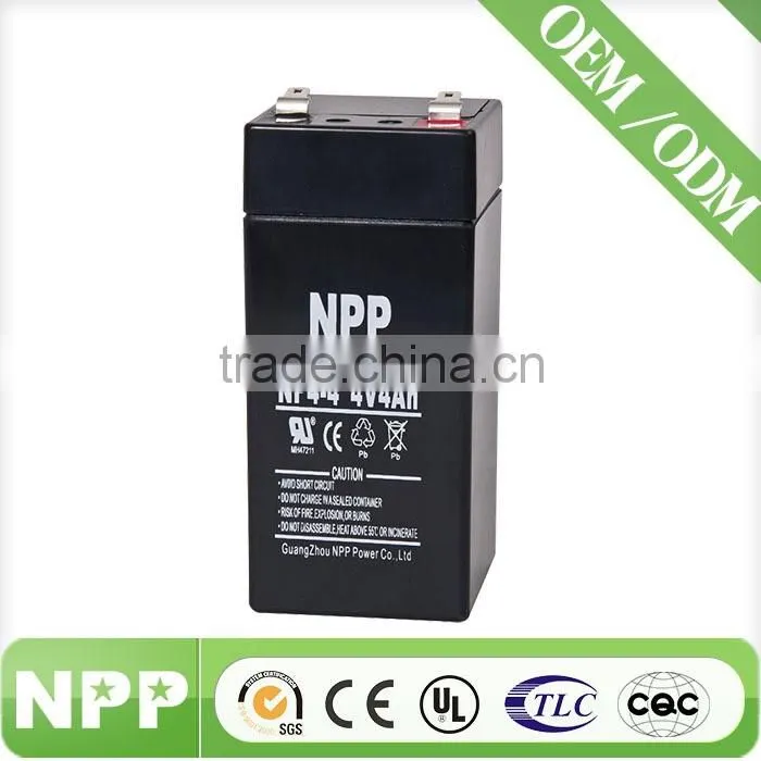 4V 4Ah Sealed lead acid battery/VRLA/EMERGENCY BATTERY