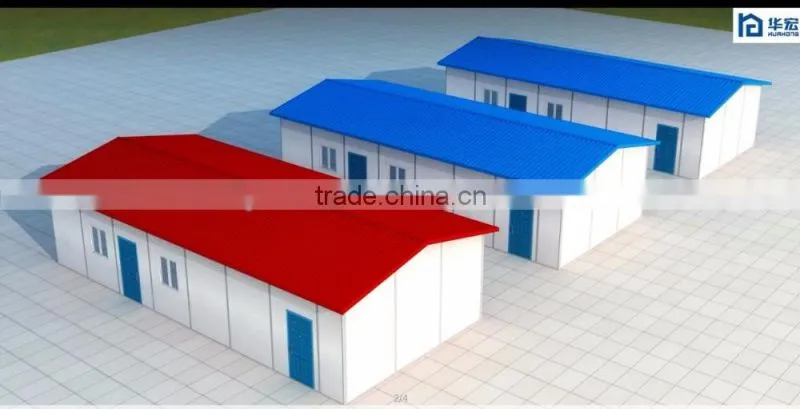 Sandwich panel prefabricated house,prefab house with low cost for living/warehouse