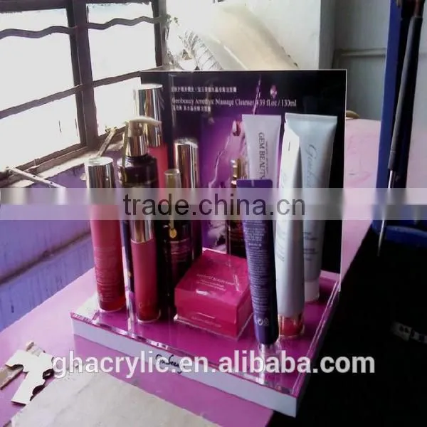 GH-C006 cosmetic display, high quality acrylic makeup organizer