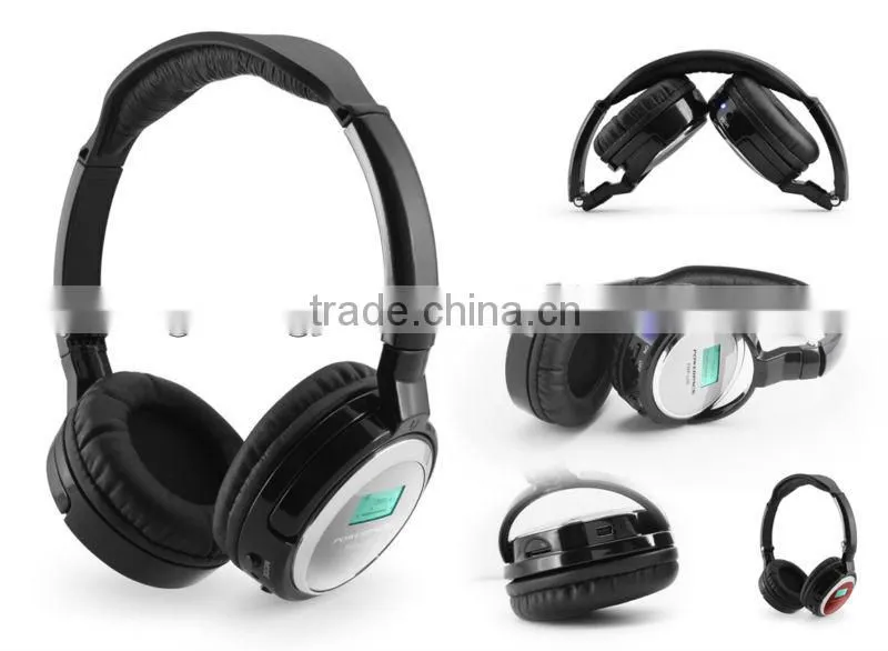 wireless headphone with TF card and FM radio