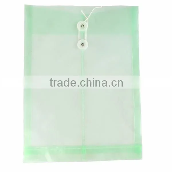 2015 New Fashion A4 Car Document Holder Bag, Plastic File Bag, Pocket File