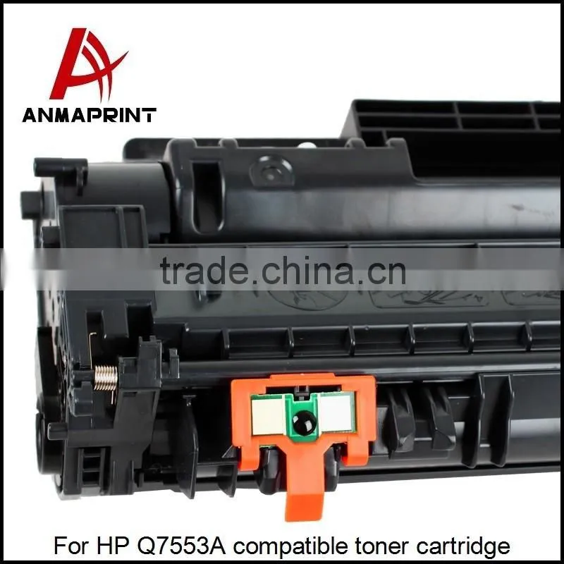 Factory Price 53A compatible toner cartridges (Q7553A) for HP LaserJet P2010/P2015/P2014 printer