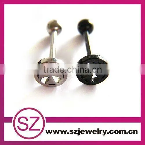 D64 fake barbell piercing