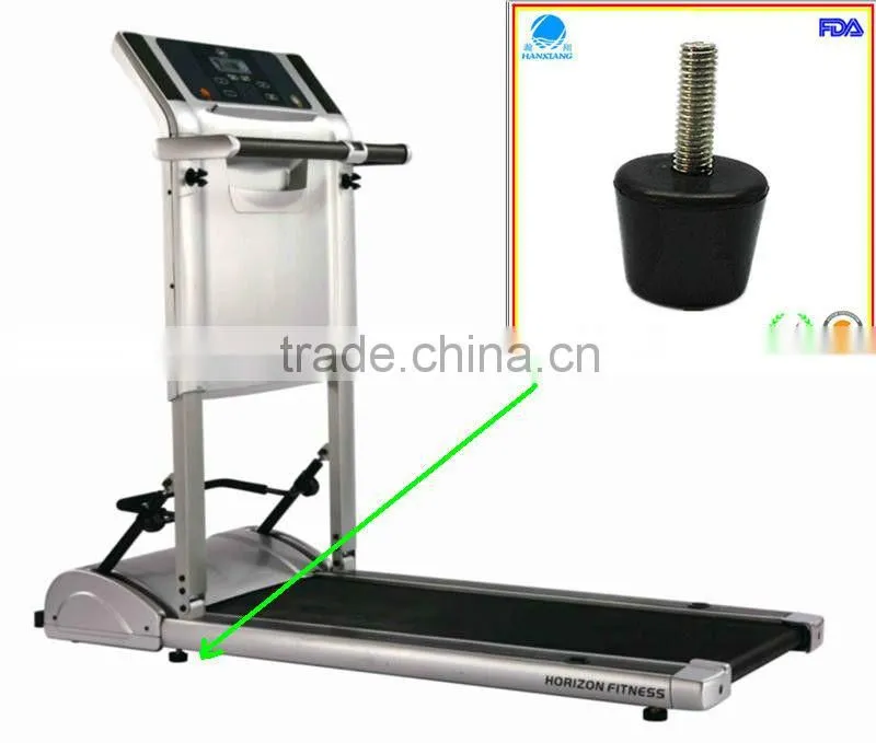 High quality rubber feet with metal for Aerospace and aviation instrument