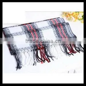 Winter cotton colorful plait large European street towels blankets scarf at stock