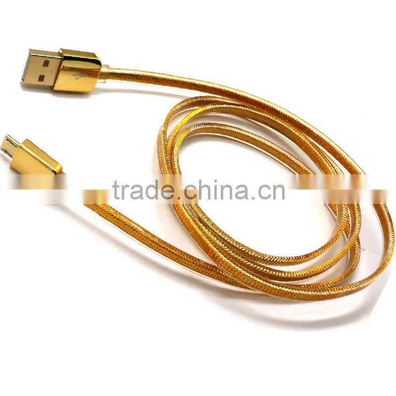 2015 Newest Crystal Perfume usb data charger cable for samsung