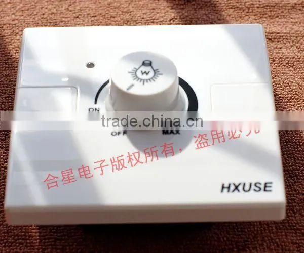 Flame-retardant rotary wall switch, rotary light switch