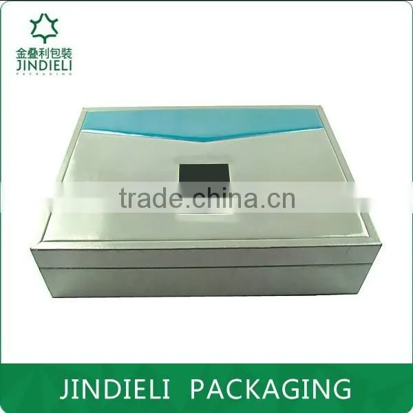 wholesale leather cosmetic gift boxes packaging