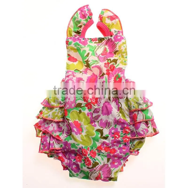 gold polka dots summer cotton newborn baby clothes pom pom jumpsuits bodysuit romper