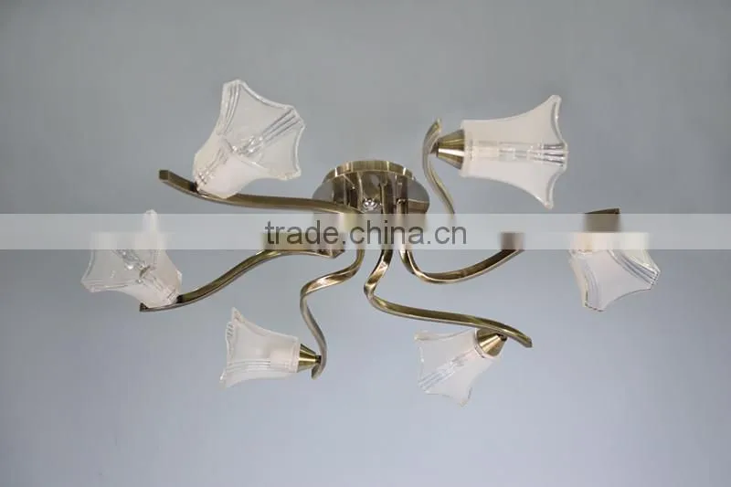 2013 transparent glass wall lamp design for bedroom/hotel