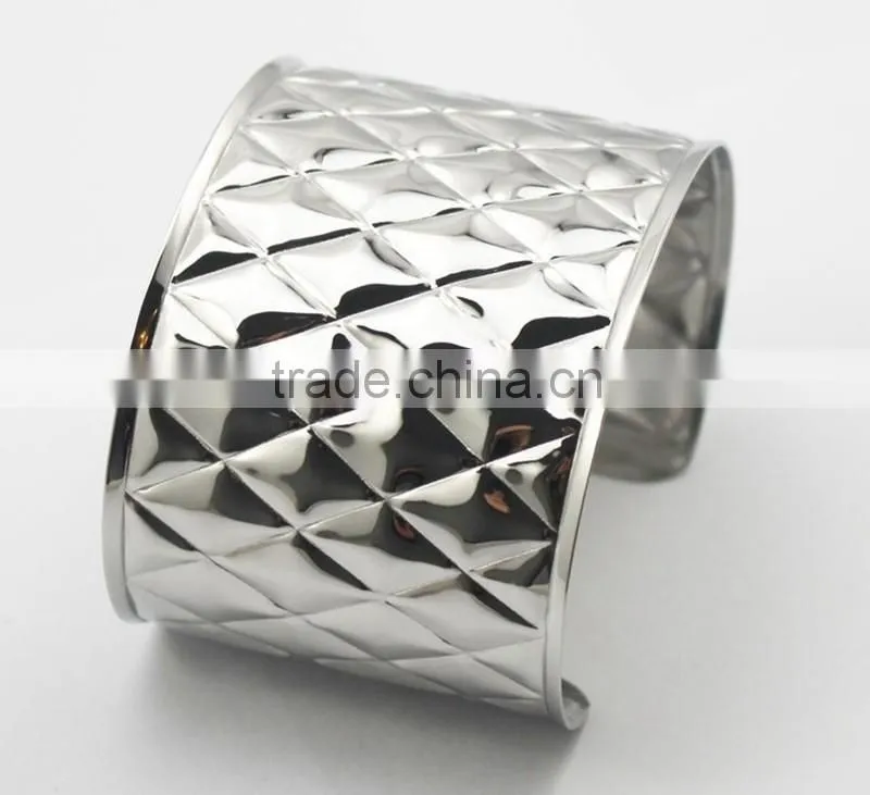 Bracelets & Bangles Opened Cuff Stainless Steel Bangle