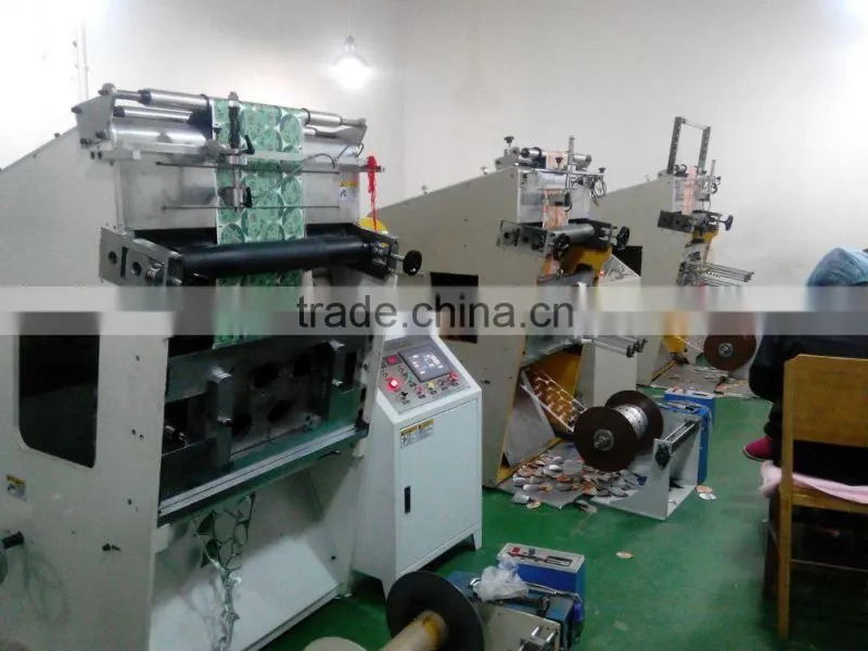 fully automatic punching machine for die cut foil lid