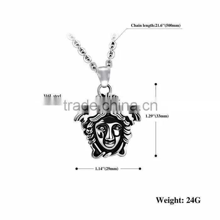 stainless steel design for men fashion trend faith pendant