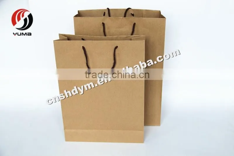 high quality recyclable custom printed kraft paper bag