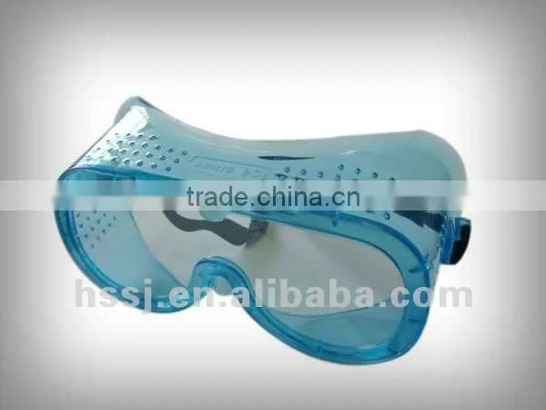2016 wide frame safety glasses PC safety glasses CE EN166 safety glass medical safety glasses supplier