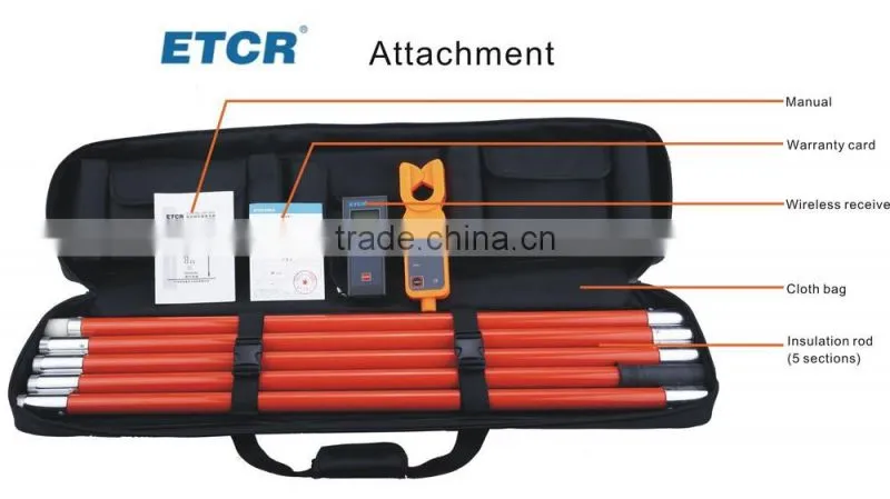 ETCR9100B Wireless H/L Voltage Clamp Leakage Meter instrument measurement