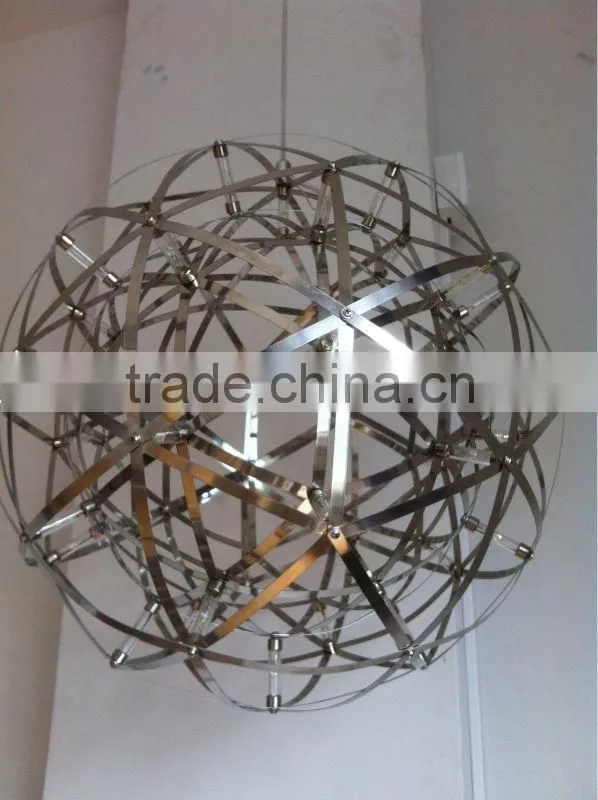 Stainless Steel LED Chandeliers Italy Style Pendant Lamps