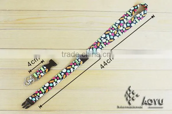 sublimation/heat transfer printing promotional lanyard