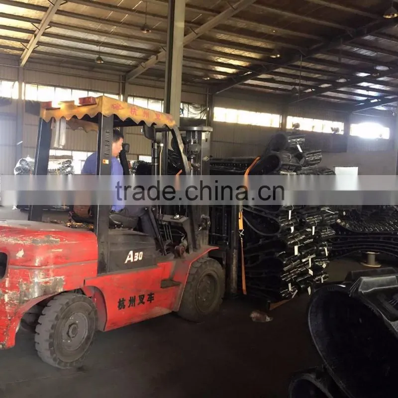 D400*90*46 rubber crawler of harvester usage for Sri-lanka