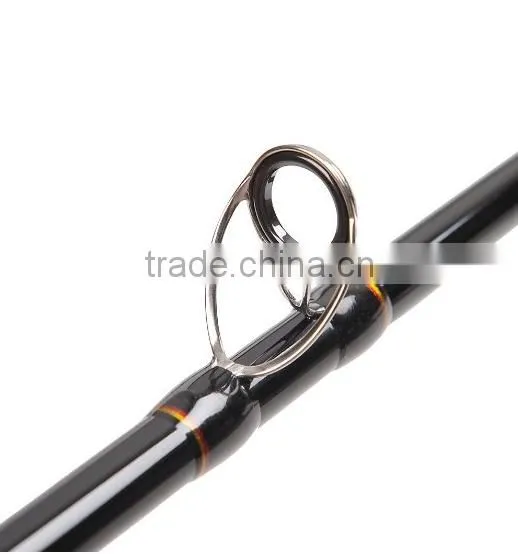 Portable 3-Piece Medium Heavy Graphite Baitcasting Casting Fishing Rod Travel Fishing Rod in Freshwater Inshore Saltwater Fishin