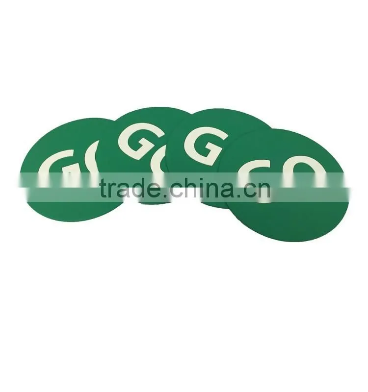 Three Colors Three shapes PVC mark mat