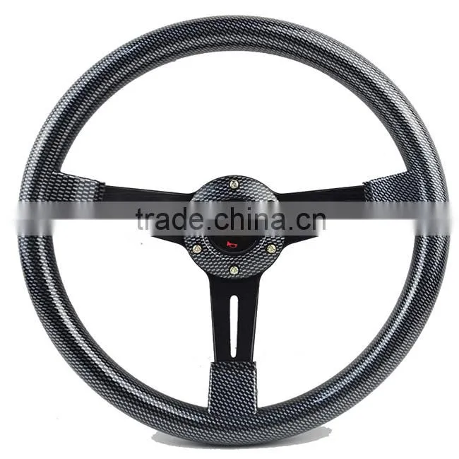 Universal ABS racing leather steering wheel