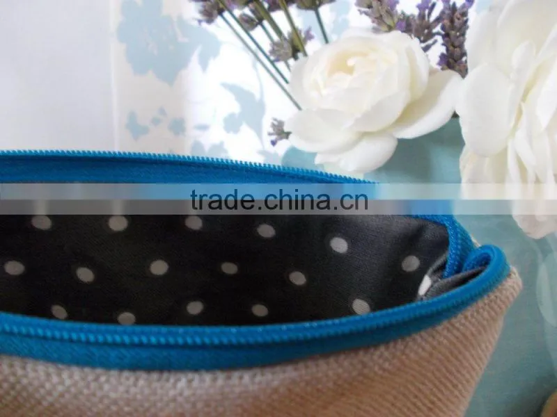 wholesale custom canvas cosmetic bag