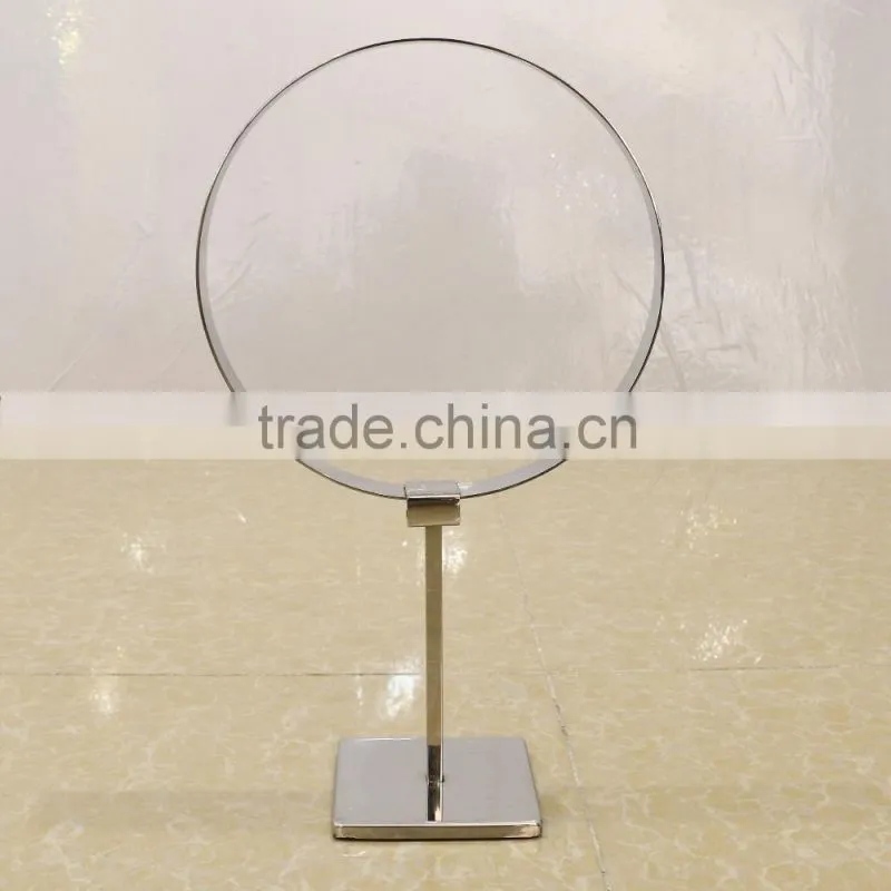Round metal leather belt rack stand /shop display belt rack