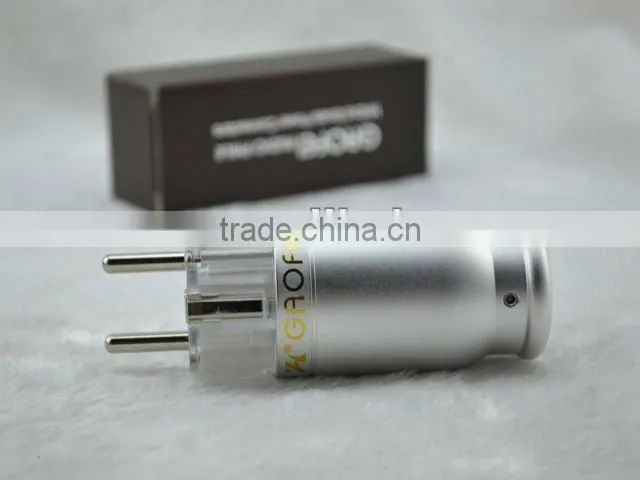 Gaofei E50TJ Rhodium Plated Hi-End Schuko AC Plug