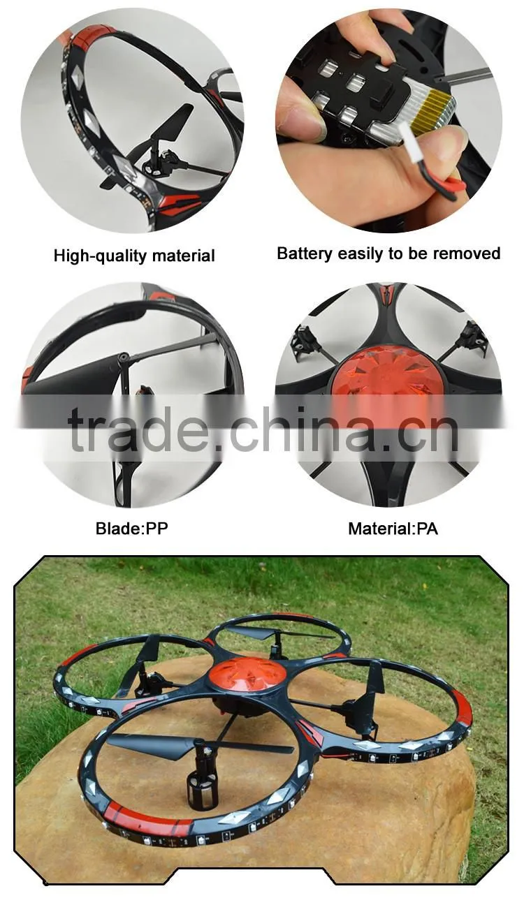 2.4G 4ch rc flying drone remote control with high speed motor