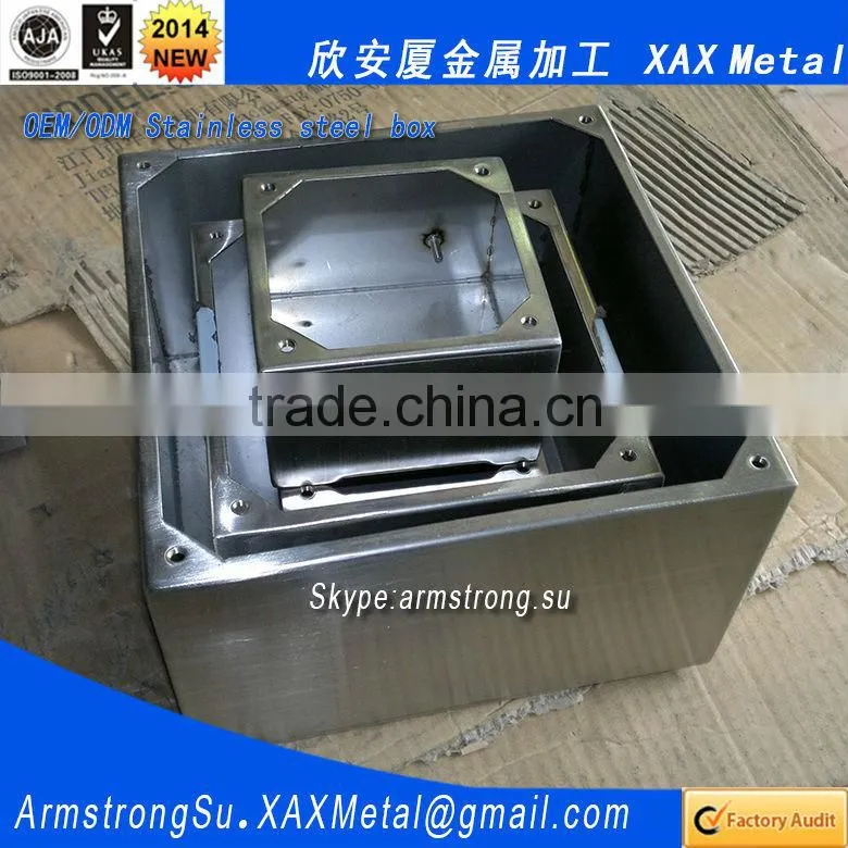 XAX62DB OEM ODM Wireless Fiber Optics Satellite Communication Cable Television stainless steel distribution control box