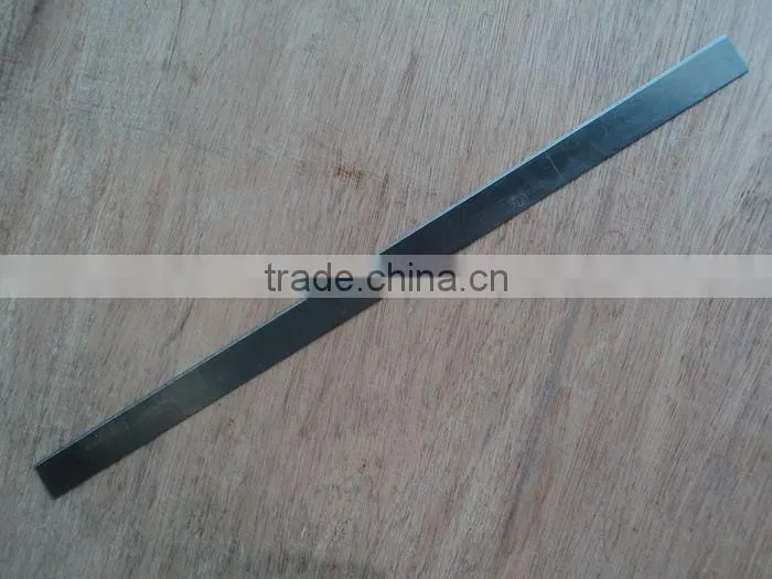 Printing of stainless steel doctor blade