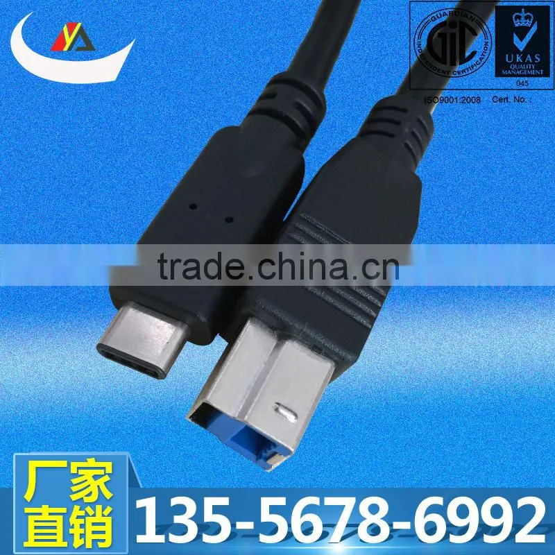 3D Printer USB 3.1 Type C male to USB 3.0 B type Cable