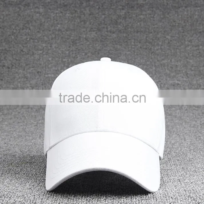White blank baseball cap with fashion unique design for wholesale