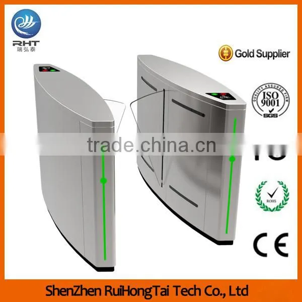 Data Backup/Ticket Counter Turnstile,Optical Flap Barrier Turnstile Gate for Subway