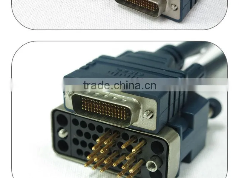 25ft Cisco Compatible DTE V.35 LFH60M-V.35M Cable Functionality equivalent to Cisco part number CAB-V35MT