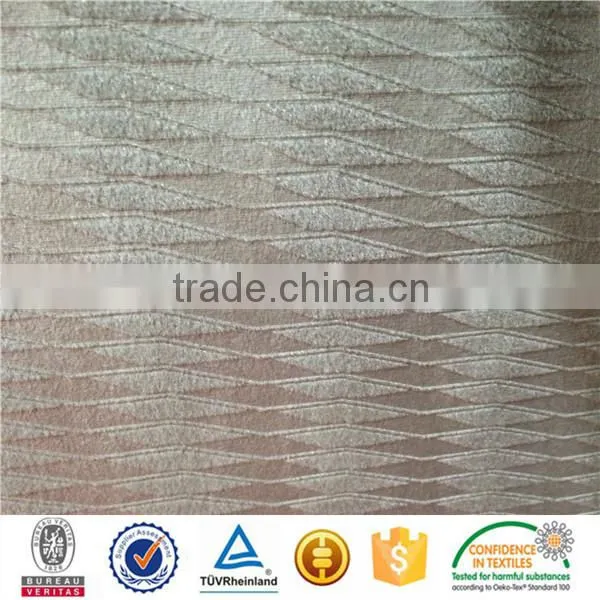 make to order Polyester Material new pattern embossed cheap car seat covers fabric