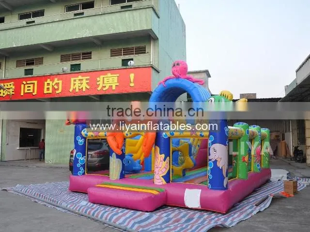 pirate amusement park,out door inflatable amusement park for kids