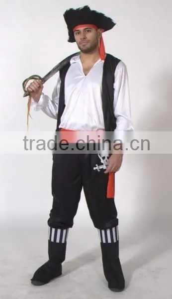 fancy men sexy cosplay costume jack sparrow costume adult pirate costume