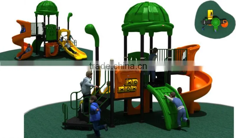 Outdoor Rubber Coating Playground Equipment