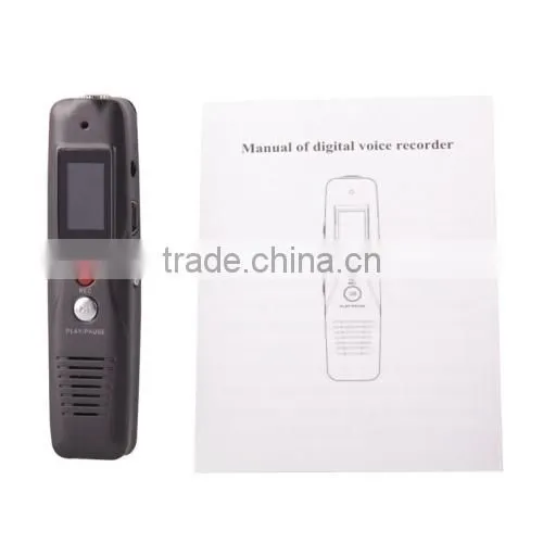 Mini Professional 8GB LCD Digital Voice Recorder with VOR MP3 Player