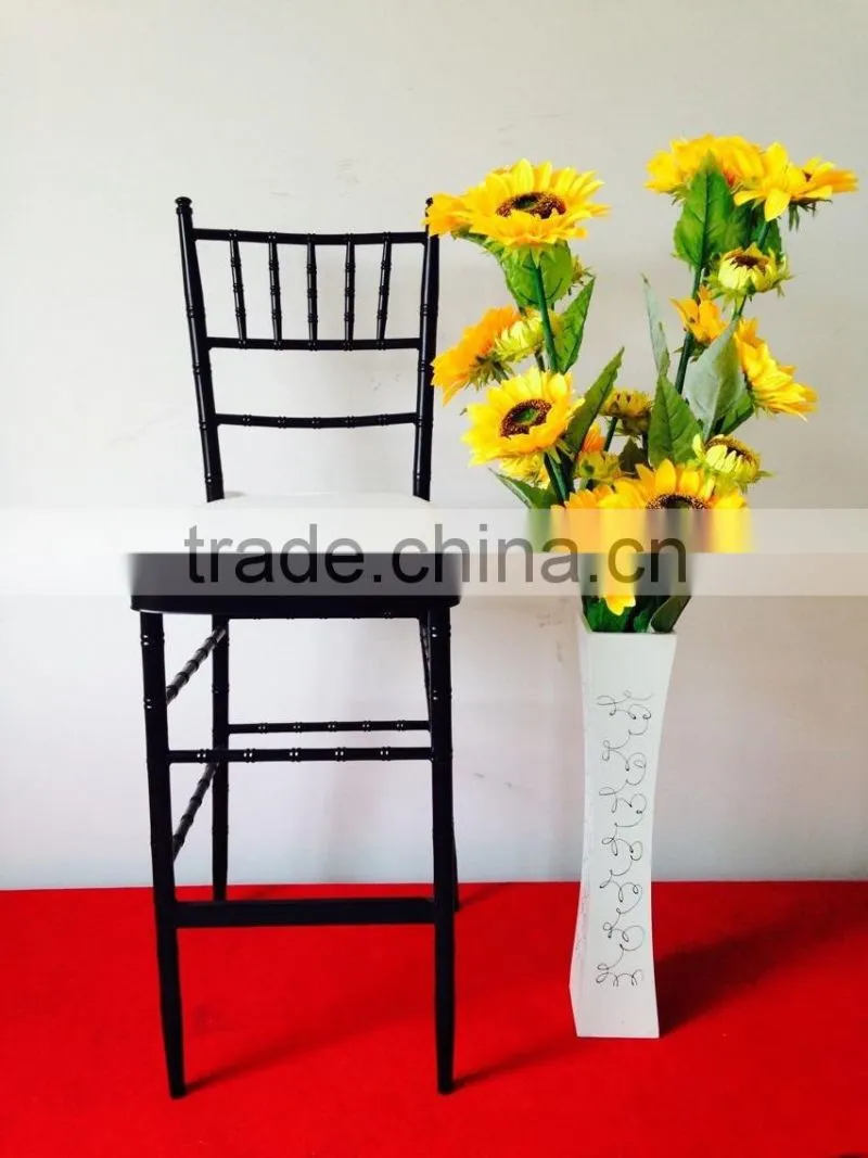 Plastic Tiffany High stool Chair With Steel leg