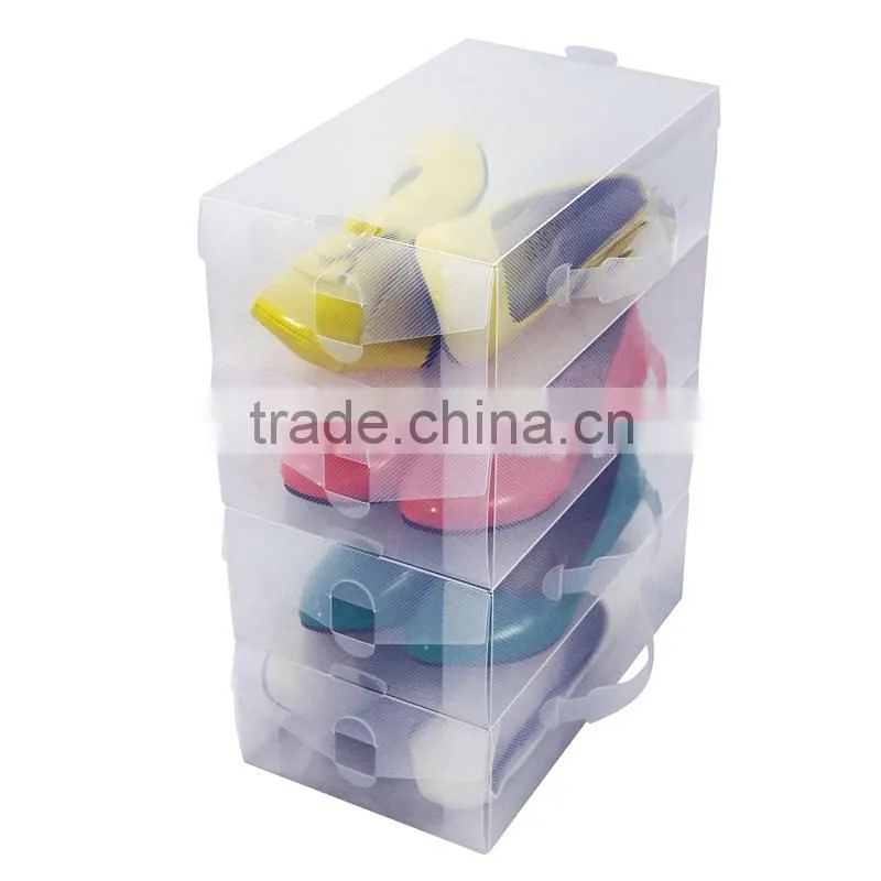 clear plastic drawer shoe box