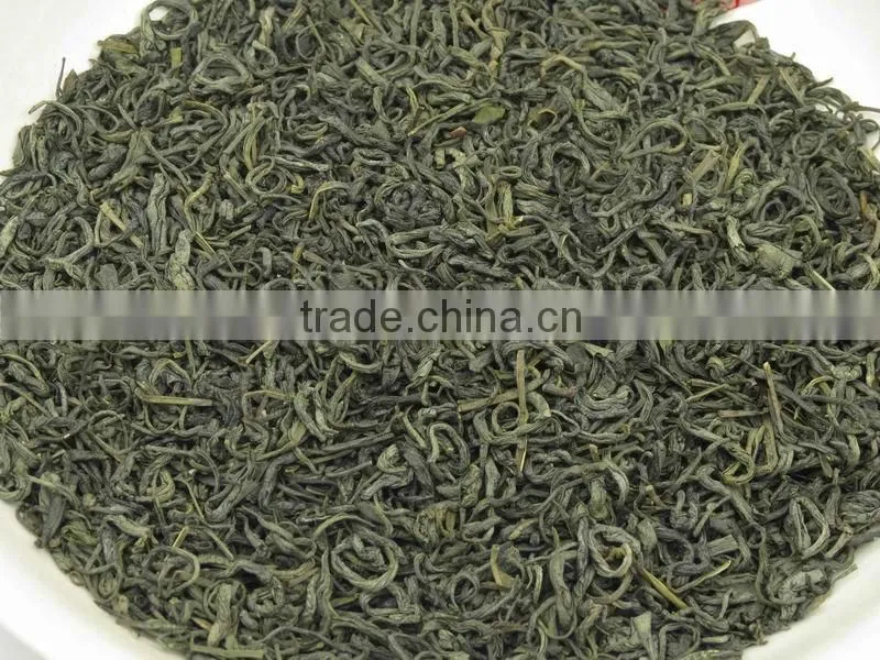 Refined large leaf Green tea less stem and fanning