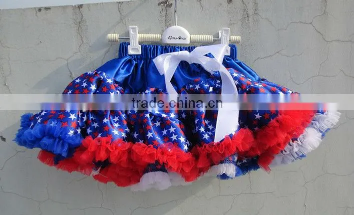 new design wholesale chevron pettiskirt for girls hot sale 2013 lastest new design satin skirt