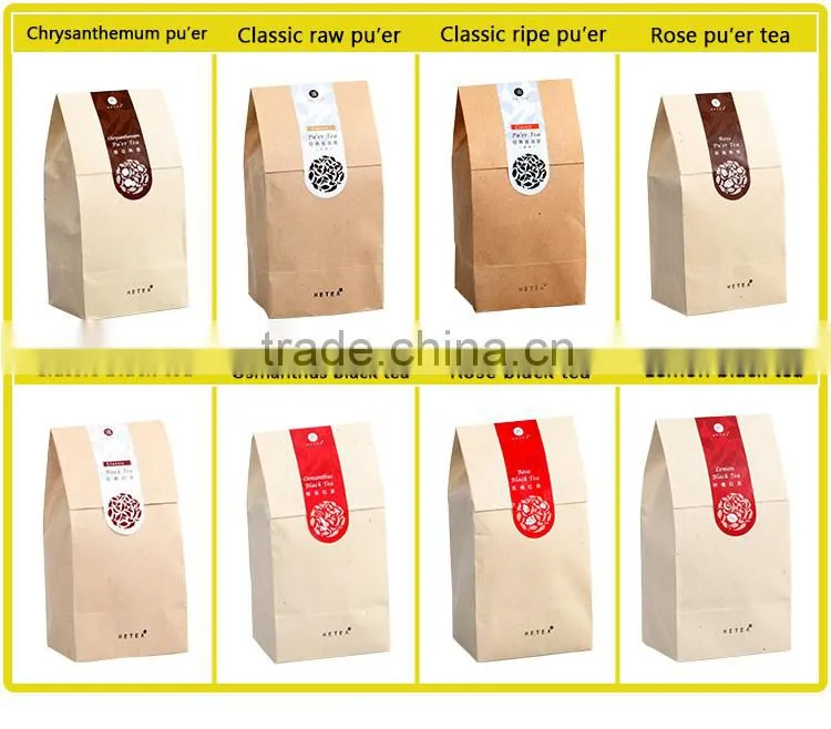 healthy tea yunnan loose leaves puer tea bag
