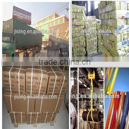 eye polyester lifting lashing webbing sling belt