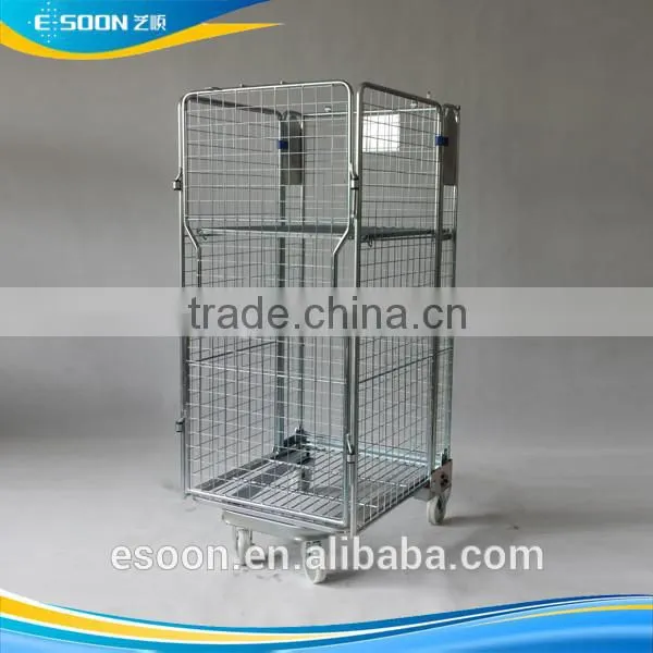 Welded base supplier double stack cage for storage & move