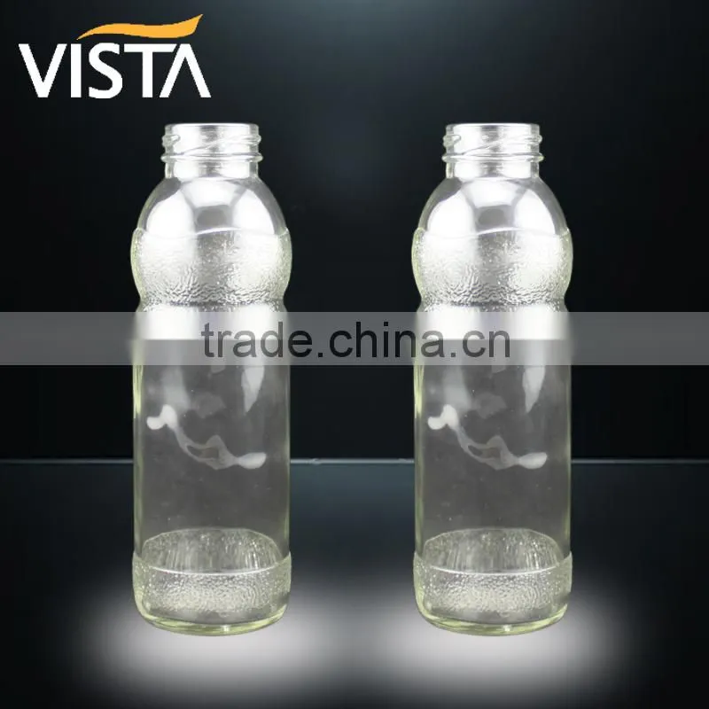 Pineapple beverage glass bottle
